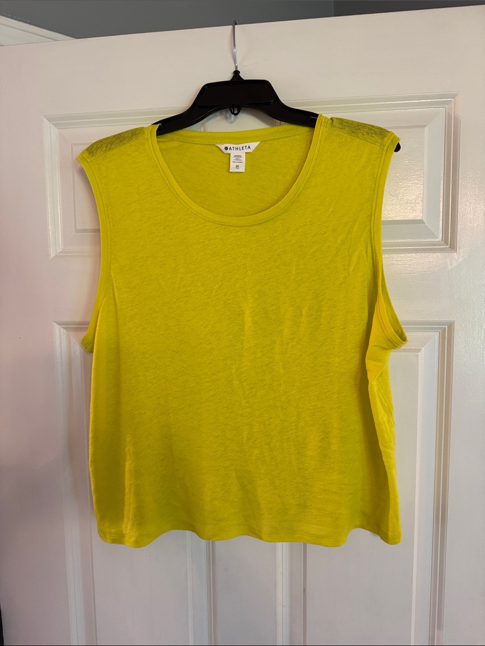 Athleta Bright Yellow Relaxed Muscle Tank